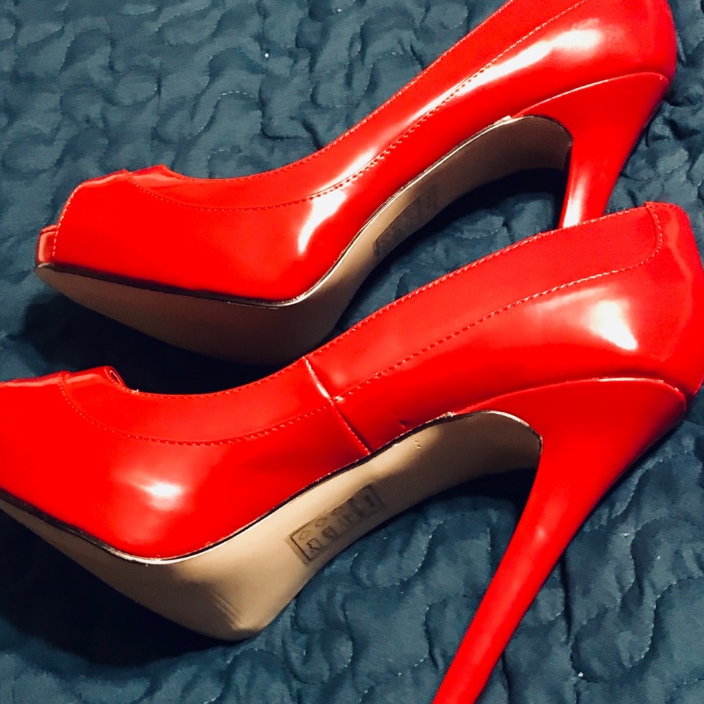 Red heels-never worn.
